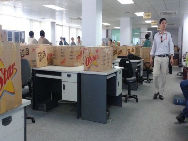 Dịch vụ chuyển văn phòng trọn gói tại quận Long Biên