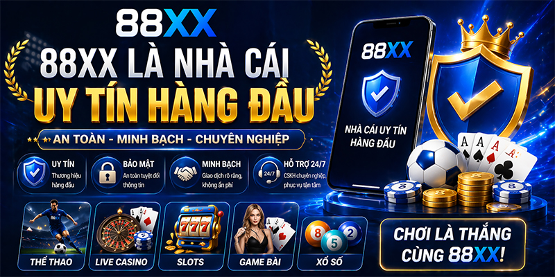 88XX là sân chơi cá cược uy tín hàng đầu